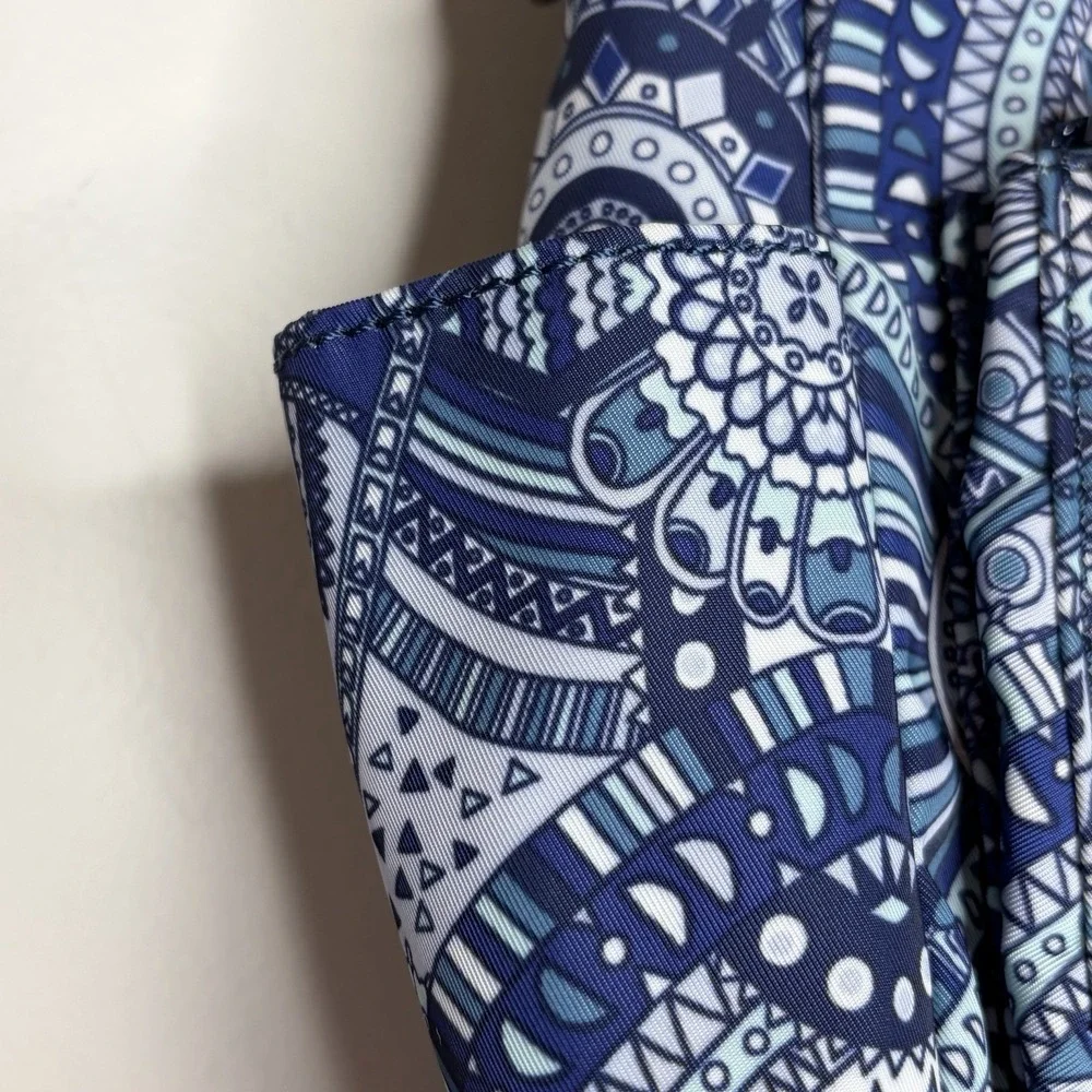 Sakroots Loyola Blue Boho Print Small Backpack Festival Southwestern Adjustable